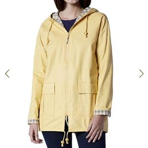 Soft Yellow Waterproof Rain Jacket
